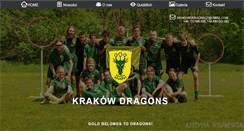 Desktop Screenshot of krakowdragons.pl